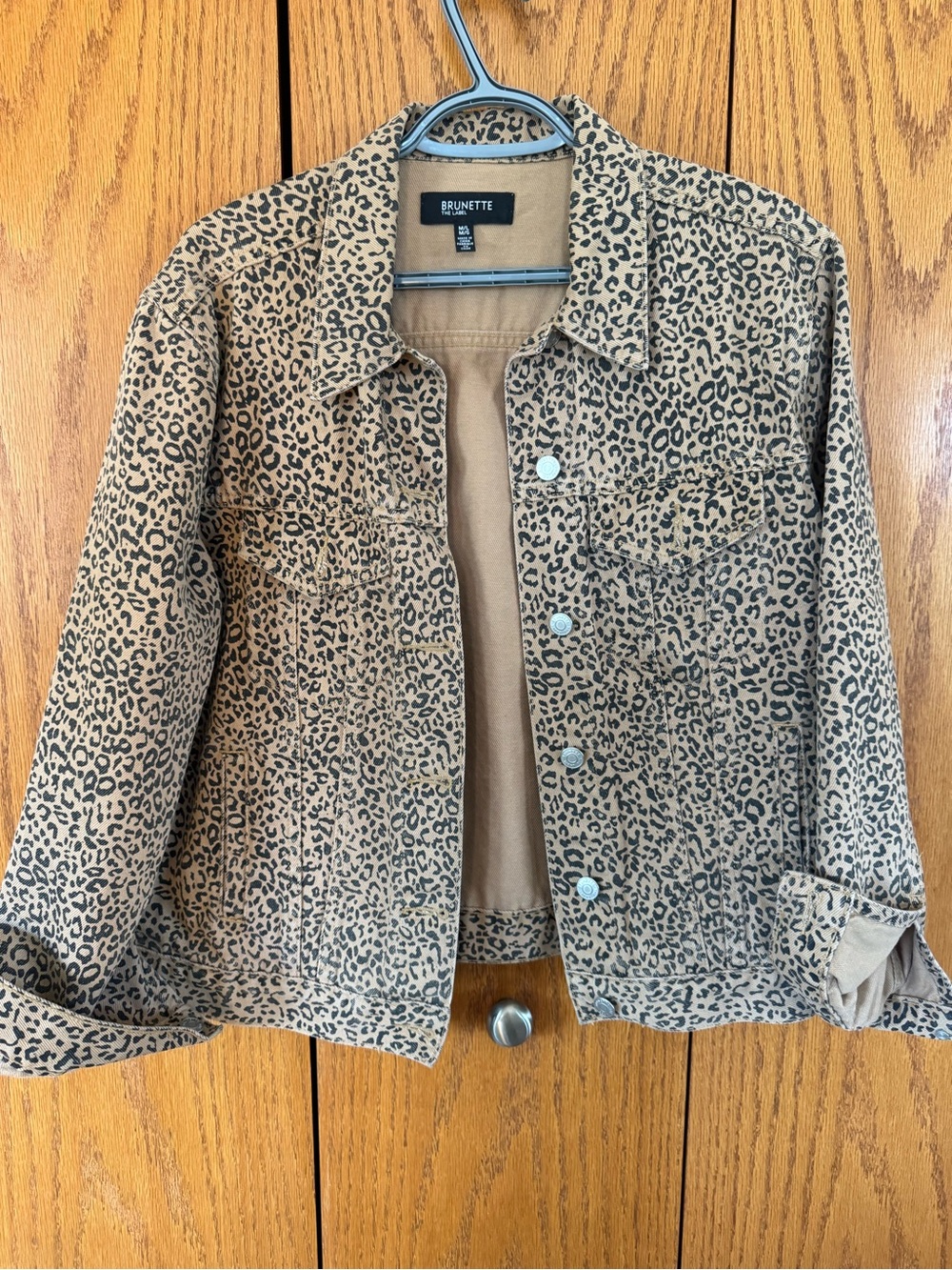 Leopard Print Tan Jacket women’s Brunette the label